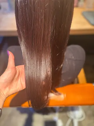 ロング カラー 髪質改善カラー ブラウン🤎YUMEのヘアスタイル