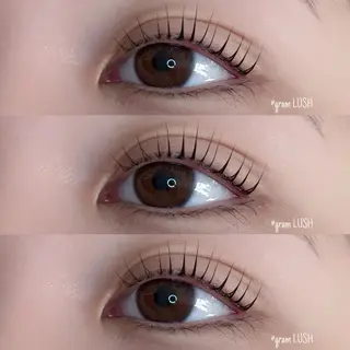 マツエク・マツパ gram LUSHのマツエク・マツパデザイン