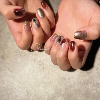 ネイル ゆびのさき所属・shiho /Petillantのネイルデザイン