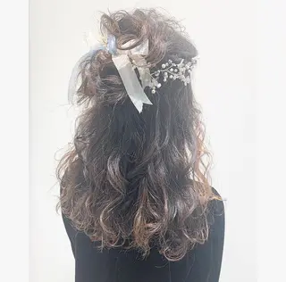 ロング ヘアアレンジ 💙美髪救世主💙 関華蓮のヘアスタイル