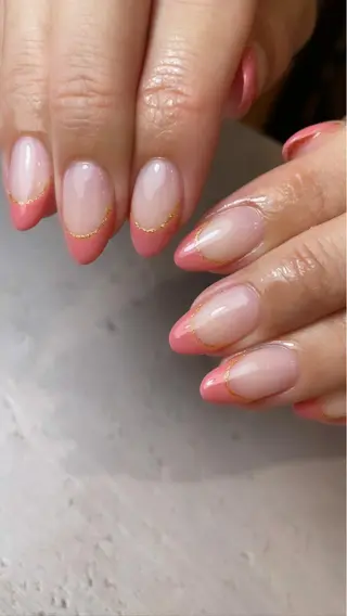 ミディアム ネイル nail&eyelash mate所属・京都/東向日/桂 ayumiのネイルデザイン
