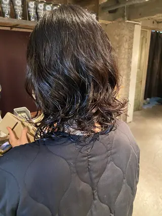 ミディアム パーマ お任せヘア☘️☘️ 及川渚のヘアスタイル