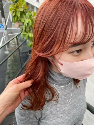 ロング 韓国風/オシャレ /縮毛矯正/滝口琴未のヘアスタイル