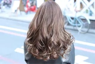 セミロング カラー ヘアアレンジ Recess hair所属・川内 政人のヘアスタイル