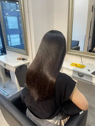 ロング 堀江/艶髪/透明感 カラー/NENE🫧のヘアスタイル