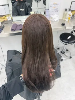 カラー 透ける透明感カラー 🎀anju/渋谷のヘアスタイル