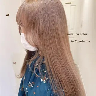 ロング エクステ/ハイトーン 🐏☁️miminaのヘアスタイル