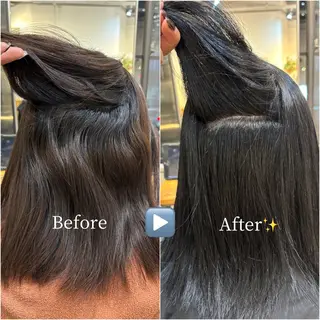 ミディアム BELO OSAKA マオのヘアスタイル