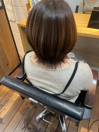 ミディアム アイブロウ◎ rista藤岡佳世のヘアスタイル