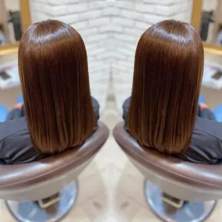 ミディアム カラー 韓国🇰🇷 ✂︎hair 内田愛のヘアスタイル