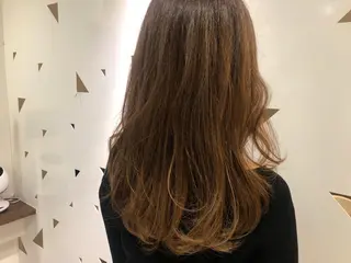 ミディアム カラー 髪質改善✨️透明感カ ラー✧*。山下さいみのヘアスタイル