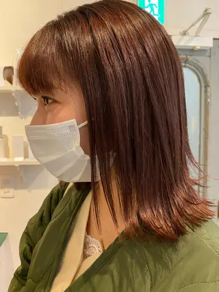 ミディアム カラー vixus  the bay所属・vixus mamiのヘアスタイル