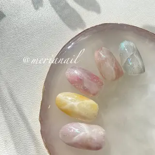 セミロング カラー メンズ ネイル アイブロウ INFINITY所属・INFINITY nailのネイルデザイン