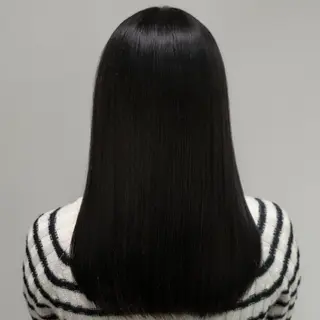 セミロング カラー カットモデル/ セット/宮里心香のヘアスタイル