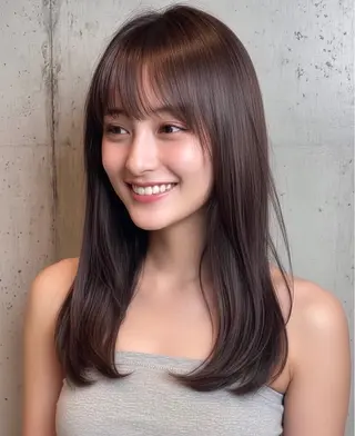 セミロング 藤田大夢 /liberte高崎のヘアスタイル