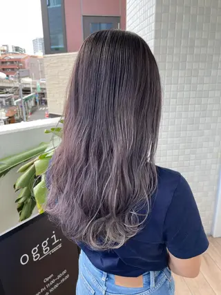 ロング ブリーチ/ハイトーン 🌏💊RAINEのヘアスタイル