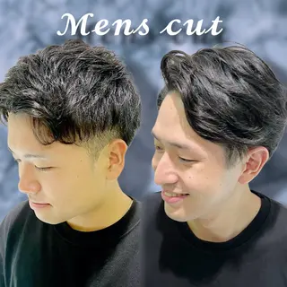 ショート パーマ メンズ 推し活/パーティヘア ⭐️今田 水風🐰のヘアスタイル