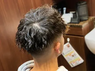 ショート HIRO GINZApremium barber新宿所属・星野 真のヘアスタイル