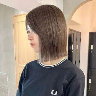 ミディアム カラー ボブ/レイヤー 🌟梅田盛一🌟のヘアスタイル