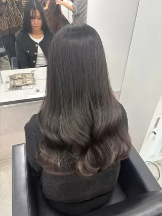 ロング カラー 韓国レイヤー🇰🇷 福澤　和嗣のヘアスタイル