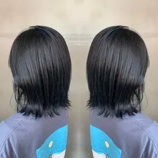 ショート カラー レイヤーカット/ 艶カラー/RYOMAのヘアスタイル