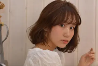 ミディアム カラー 清水　ちひろ ✄トップスタイリストのヘアスタイル