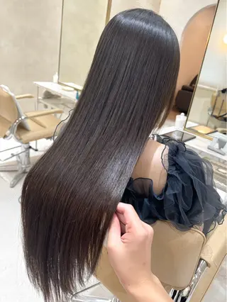 ロング 縮毛矯正・髪質改善 支持率No1🫧北島のヘアスタイル