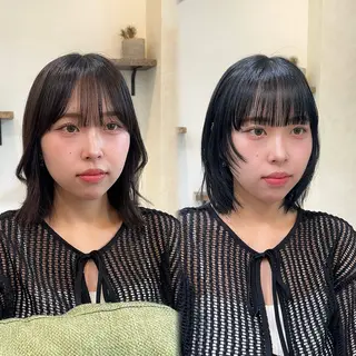ショート VIEW Tokyo所属・🎀ミディアムボブ/ 縮毛矯正/ひかりのヘアスタイル