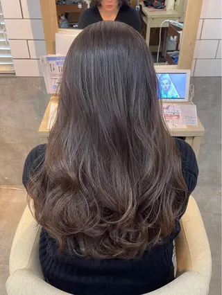 ロング カラー wakana／ メンズカット／カラーのヘアスタイル