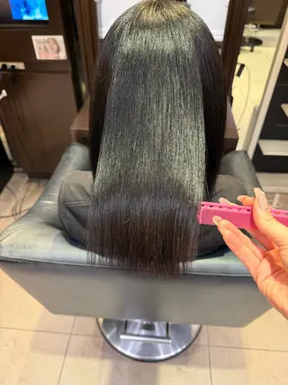 ミディアム 【髪質改善💎韓国風 レイヤー🌷】山川のヘアスタイル