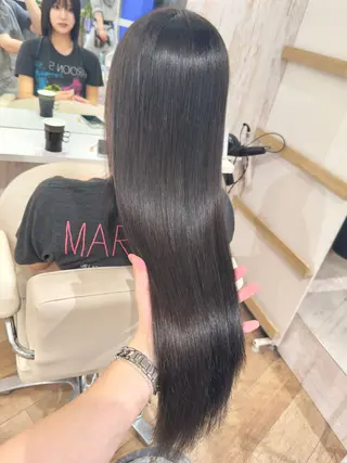 セミロング カラー 立川/ブリーチ/ 髪質改善/西川翔真のヘアスタイル