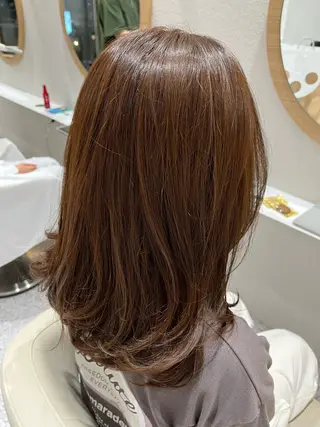 ミディアム Legit 海老名所属・髪質改善💫カラー/ 縮毛矯正✨特化美容師のヘアスタイル