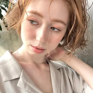 ショート カラー ヘアアレンジ tane.所属・【ダメージレス施術】 【透明感】北村 拓也のヘアスタイル