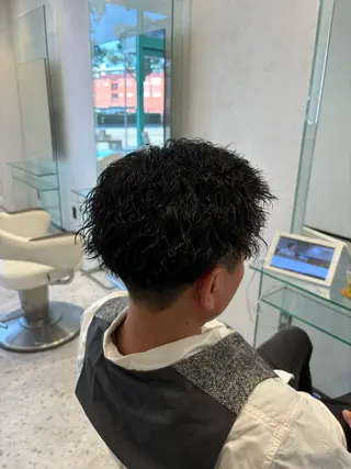 パーマ LOUIMADNA栄所属・新規指名比率No.1 メンズパーマ/二村のヘアスタイル