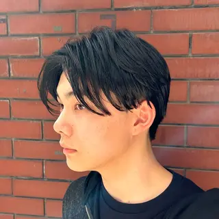 ショート パーマ メンズ 【メンズパーマ特化】 🍏網中勇喜のヘアスタイル