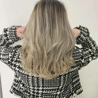 セミロング カラー ひらやま りょういちのヘアスタイル