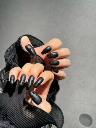 ネイル I-nailロング /ワンホン/キラキラのネイルデザイン