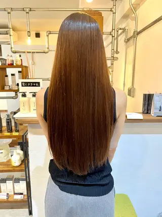 ロング Jyue-ru／北谷 /縮毛矯正/髪質改善のヘアスタイル