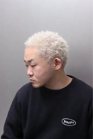 ショート カラー パーマ メンズ 🔥メンズ/パーマ 🔥表参道/谷のヘアスタイル