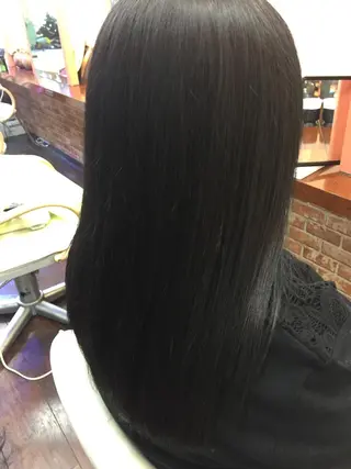 セミロング パーマ 桧山 真のヘアスタイル