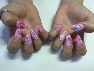 ネイル 💎🐰 saki. m 🐰💎のネイルデザイン