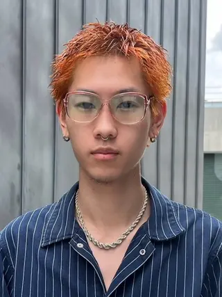 カラー メンズ メンズカット パーマ[佐橋]のヘアスタイル