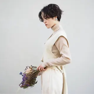 ショート 透明感カラー🫧 HARUKA🐰のヘアスタイル
