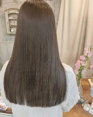 ロング カラー ヘアアレンジ 南堀江 möwen ( メーヴェ )所属・mowen RUIのヘアスタイル