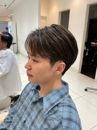 ショート メンズ 樋笠 知佳のヘアスタイル