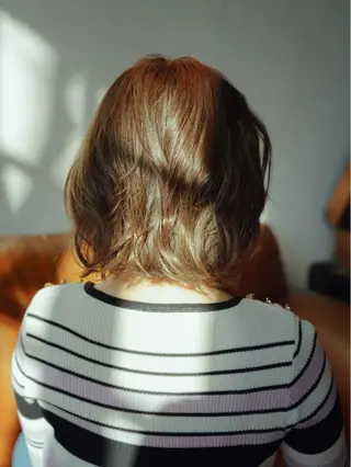 ミディアム カラー ヘアアレンジ 北九州美容室 🕊️わかな✂︎のヘアスタイル