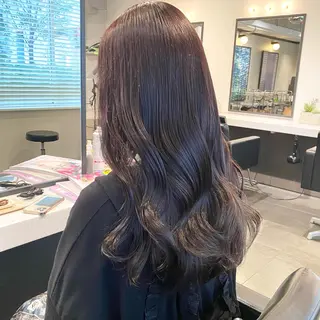 セミロング カラー 💗ガーリーヘア🎀 saki💗のヘアスタイル