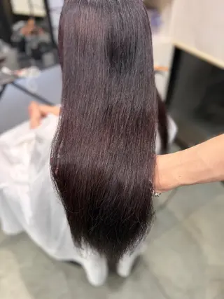ロング カラー 渡辺 梨央のヘアスタイル