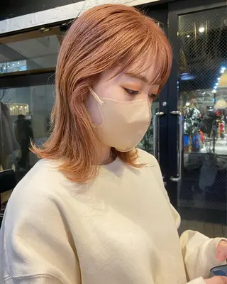 ミディアム カラー 柔らかいcolor 🌿harukaのヘアスタイル