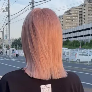 セミロング カラー Tsuyoki .のヘアスタイル